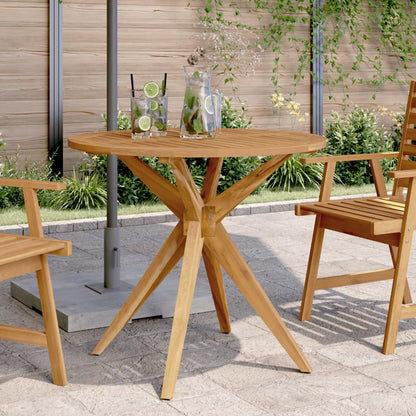 Tuintafel Rond Ø85X75 Cm Massief Acaciahout Ø 85 x 75 cm