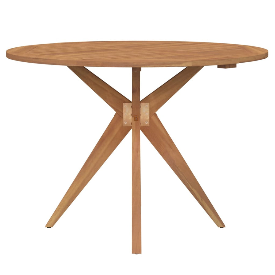 Tuintafel rond Ø110x75 cm massief acaciahout