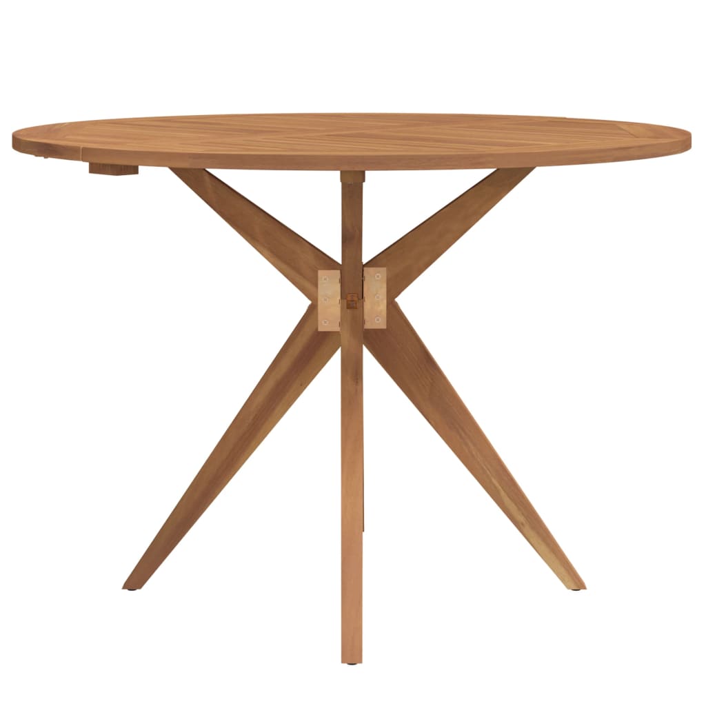 Tuintafel rond Ø110x75 cm massief acaciahout