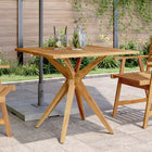 Tuintafel massief acaciahout 85x85x75 cm bruin
