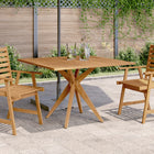 Tuintafel 110x110x75 cm massief acaciahout