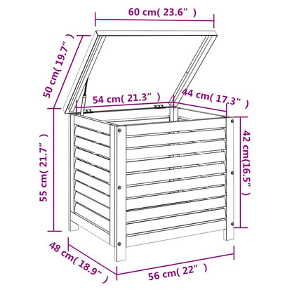 Tuinbox Massief Acaciahout 60 x 50 x 55 cm