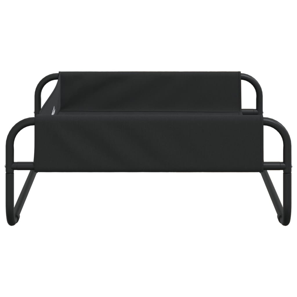 Hondenmand Verhoogd Oxford Stof En Staal Antracietkleurig 70 x 70 x 28,5 cm