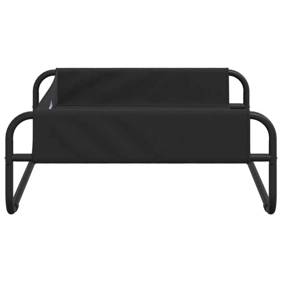 Hondenmand Verhoogd Oxford Stof En Staal Antracietkleurig 70 x 70 x 28,5 cm