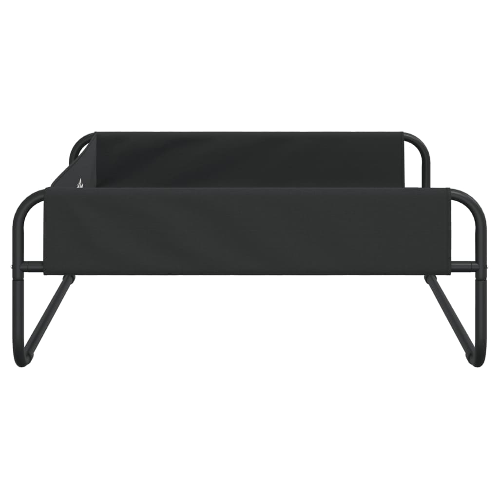Hondenmand Verhoogd Oxford Stof En Staal Antracietkleurig 85 x 85 x 33 cm