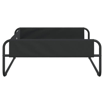 Hondenmand Verhoogd Oxford Stof En Staal Antracietkleurig 85 x 85 x 33 cm