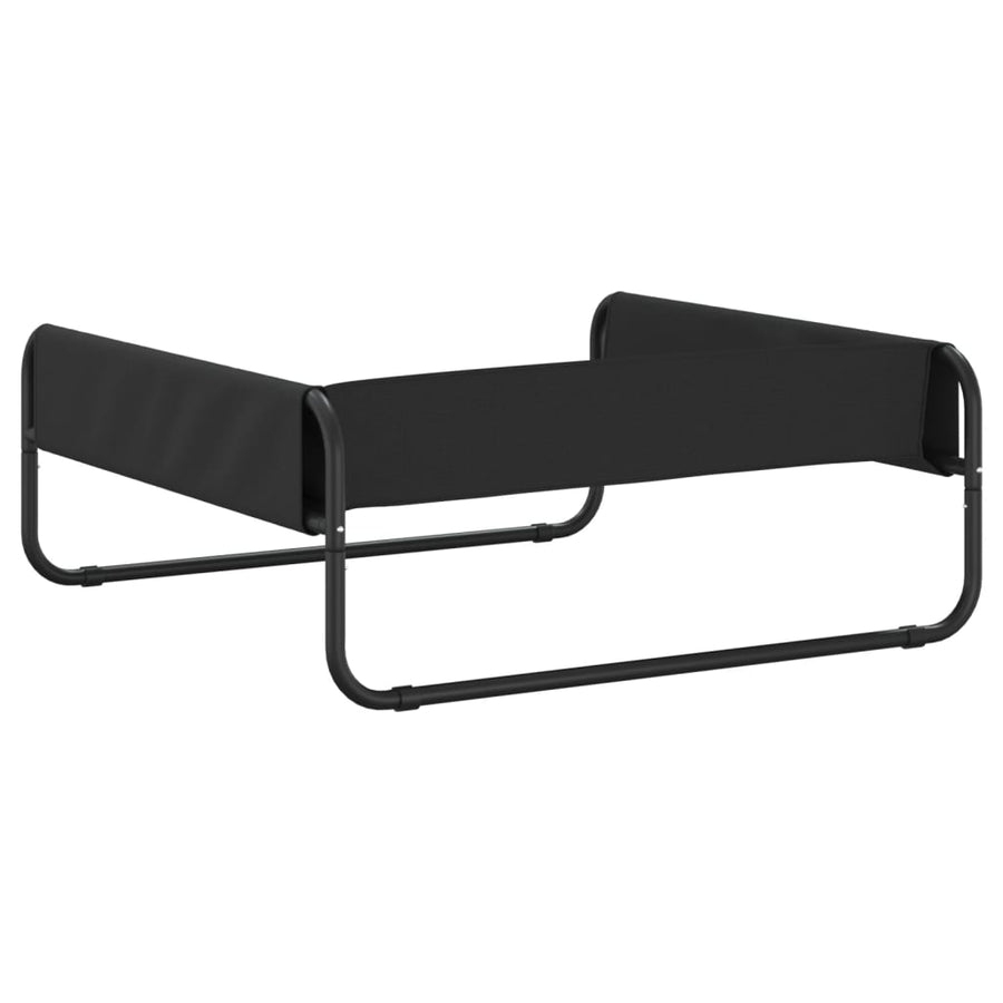 Hondenmand Verhoogd Oxford Stof En Staal Antracietkleurig 85 x 85 x 33 cm