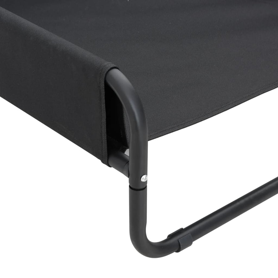 Hondenmand Verhoogd Oxford Stof En Staal Antracietkleurig 85 x 85 x 33 cm