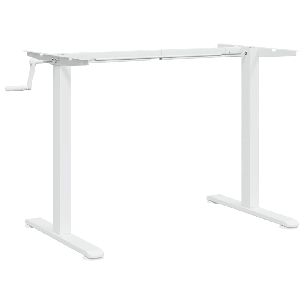 Zit-Sta Bureauframe (94-135)X60X(70-114) Cm Staal Wit
