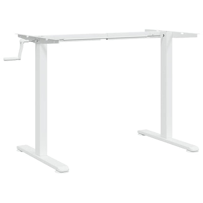 Zit-Sta Bureauframe (94-135)X60X(70-114) Cm Staal Wit