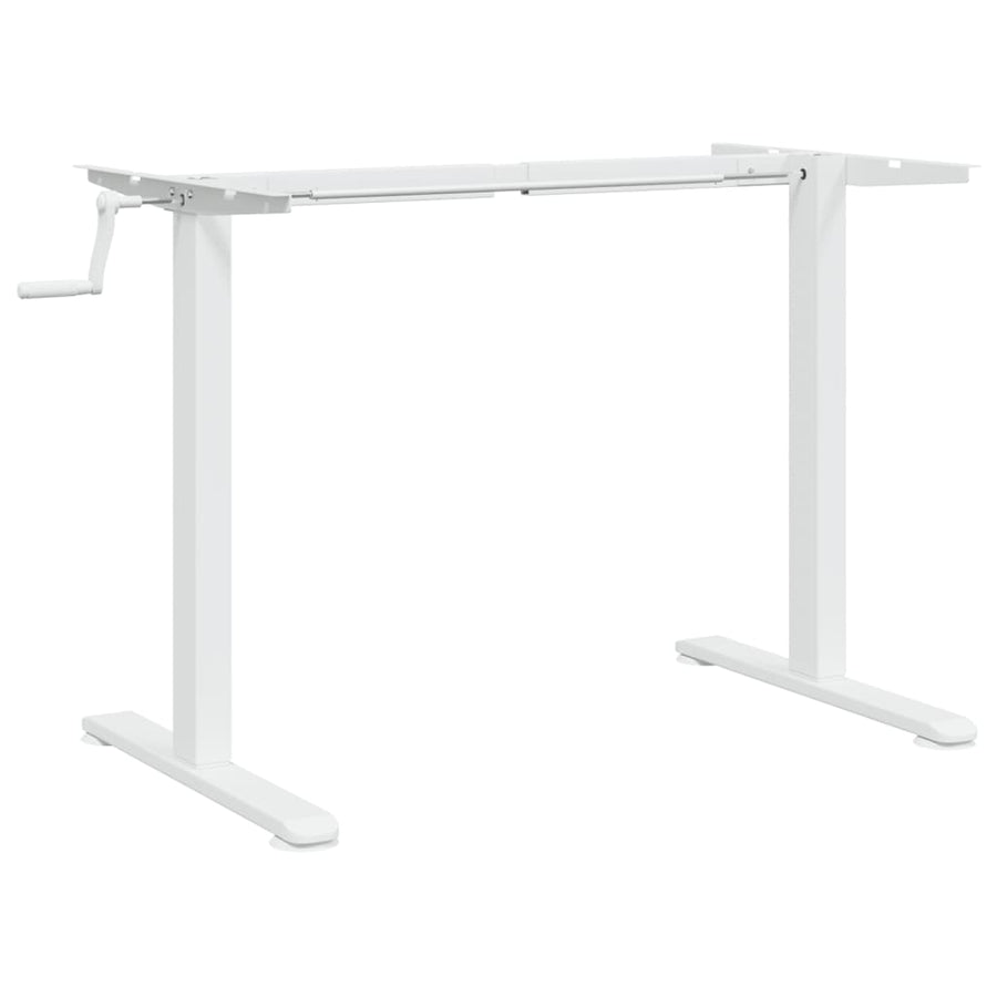 Zit-Sta Bureauframe (94-135)X60X(70-114) Cm Staal Wit
