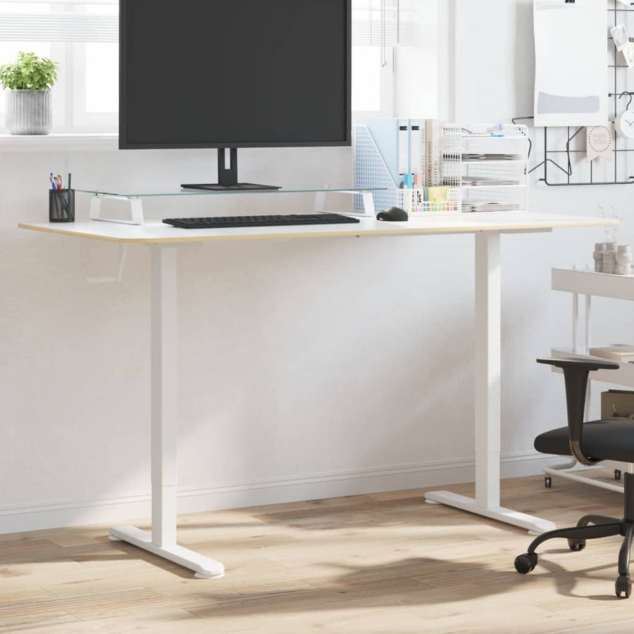 Zit-Sta Bureauframe (94-135)X60X(70-114) Cm Staal Wit
