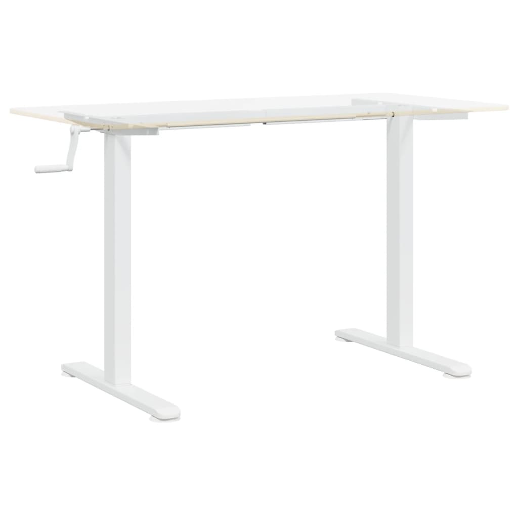 Zit-Sta Bureauframe (94-135)X60X(70-114) Cm Staal Wit
