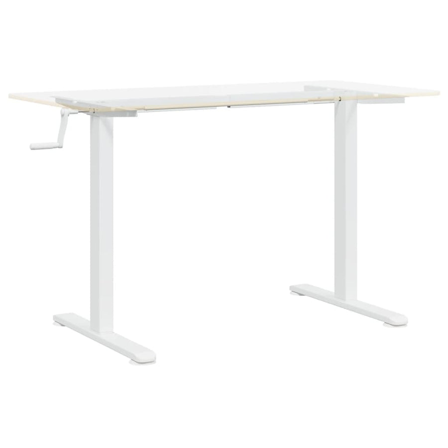 Zit-Sta Bureauframe (94-135)X60X(70-114) Cm Staal Wit