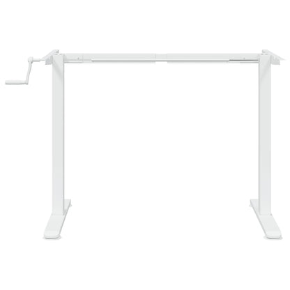 Zit-Sta Bureauframe (94-135)X60X(70-114) Cm Staal Wit