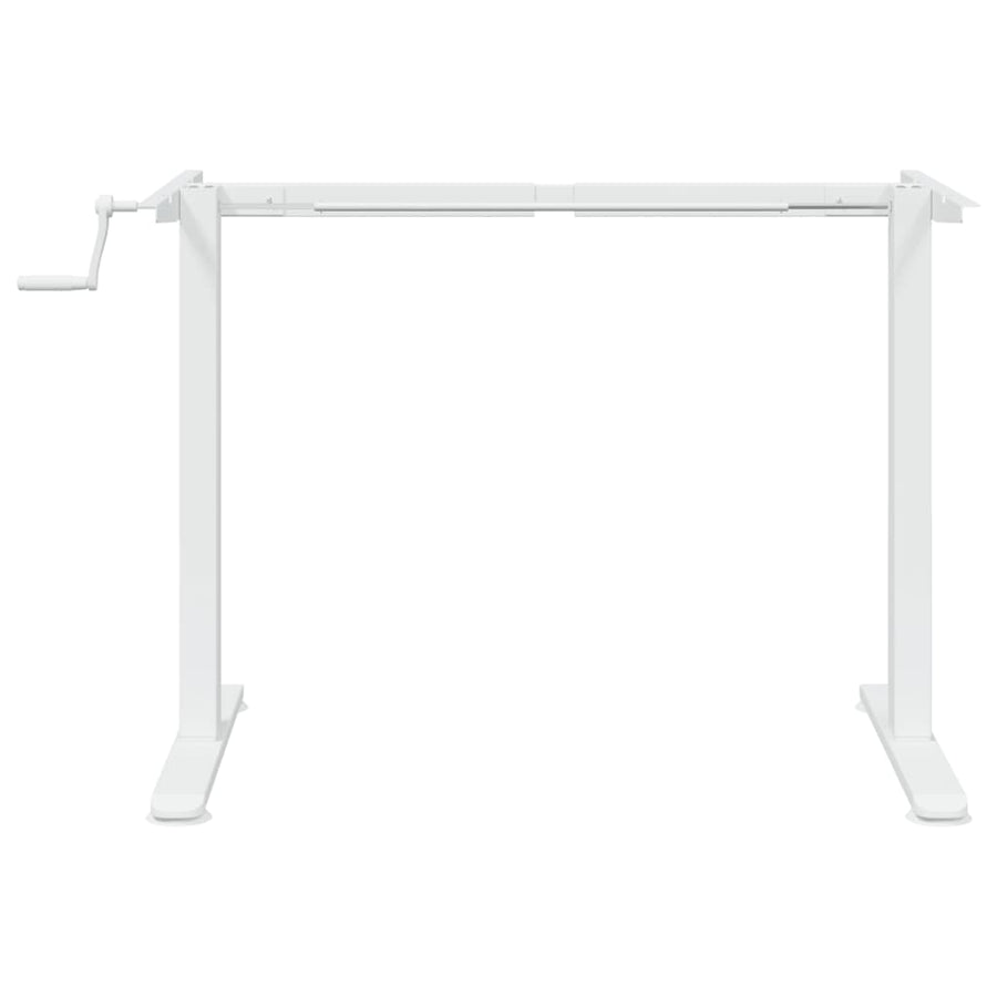 Zit-Sta Bureauframe (94-135)X60X(70-114) Cm Staal Wit