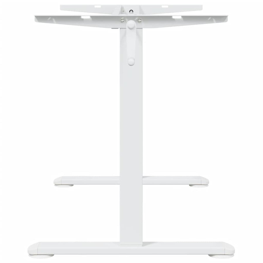 Zit-Sta Bureauframe (94-135)X60X(70-114) Cm Staal Wit