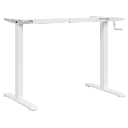 Zit-Sta Bureauframe (94-135)X60X(70-114) Cm Staal Wit