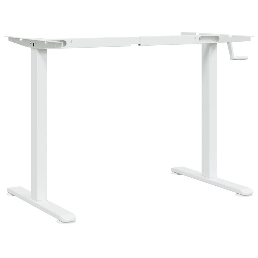 Zit-Sta Bureauframe (94-135)X60X(70-114) Cm Staal Wit