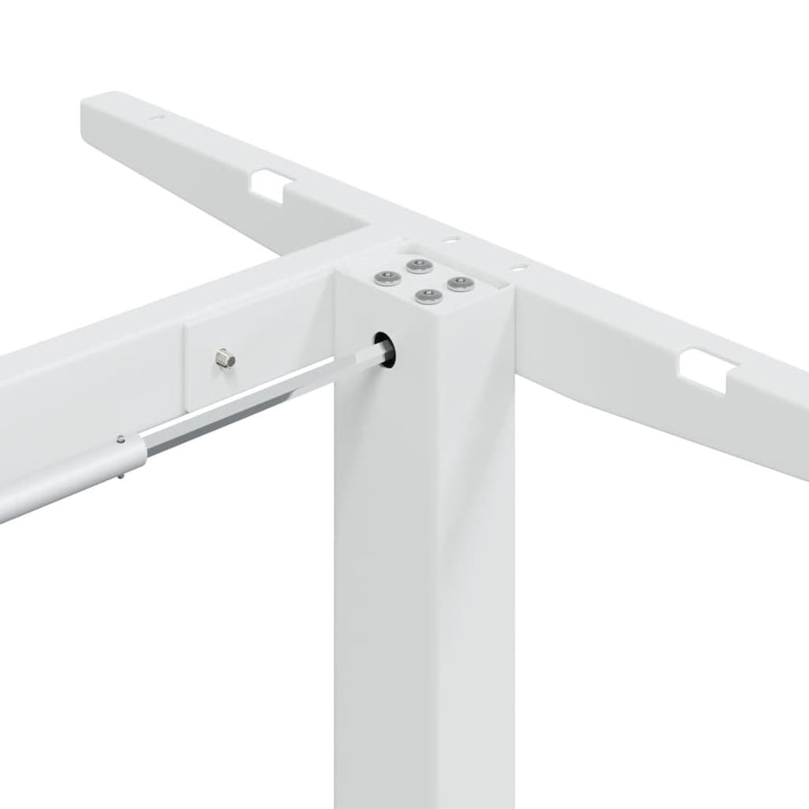 Zit-Sta Bureauframe (94-135)X60X(70-114) Cm Staal Wit