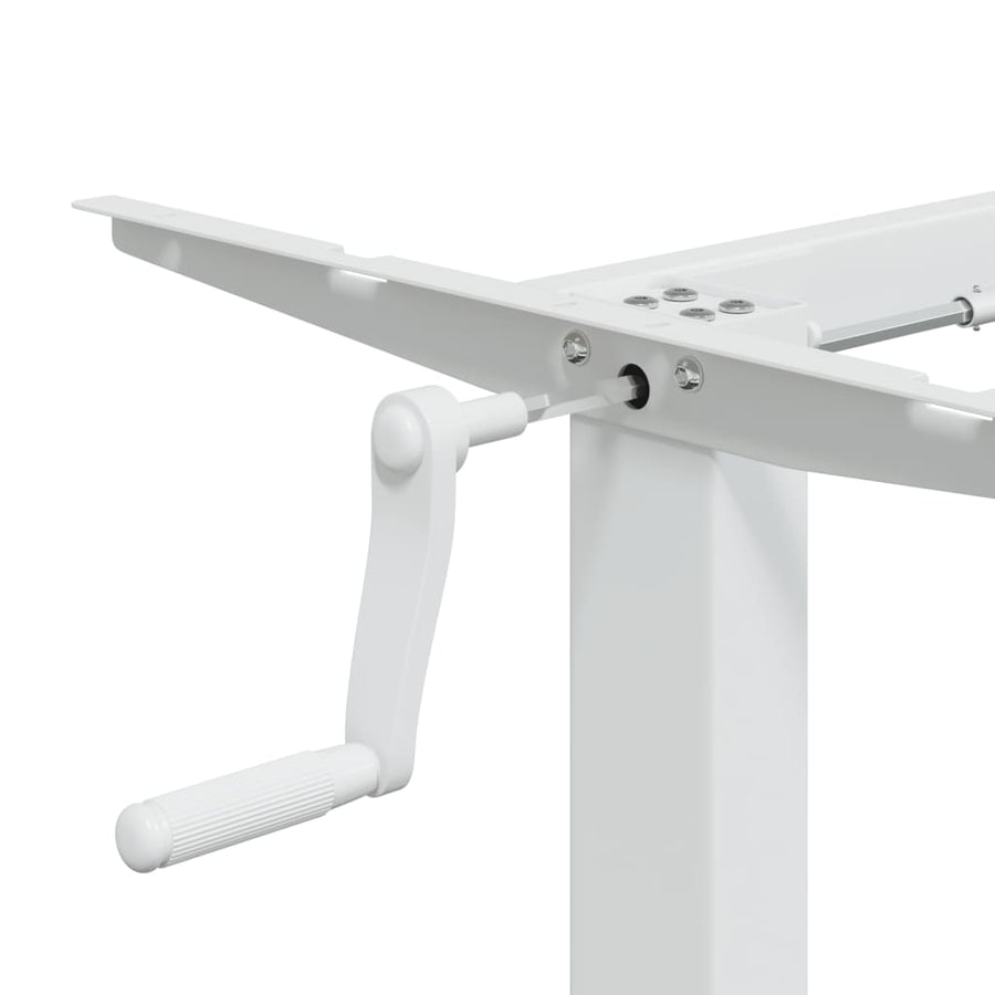 Zit-Sta Bureauframe (94-135)X60X(70-114) Cm Staal Wit
