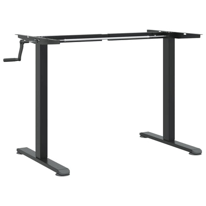 Zit-Sta Bureauframe (94-135)X60X(70-114) Cm Staal Zwart