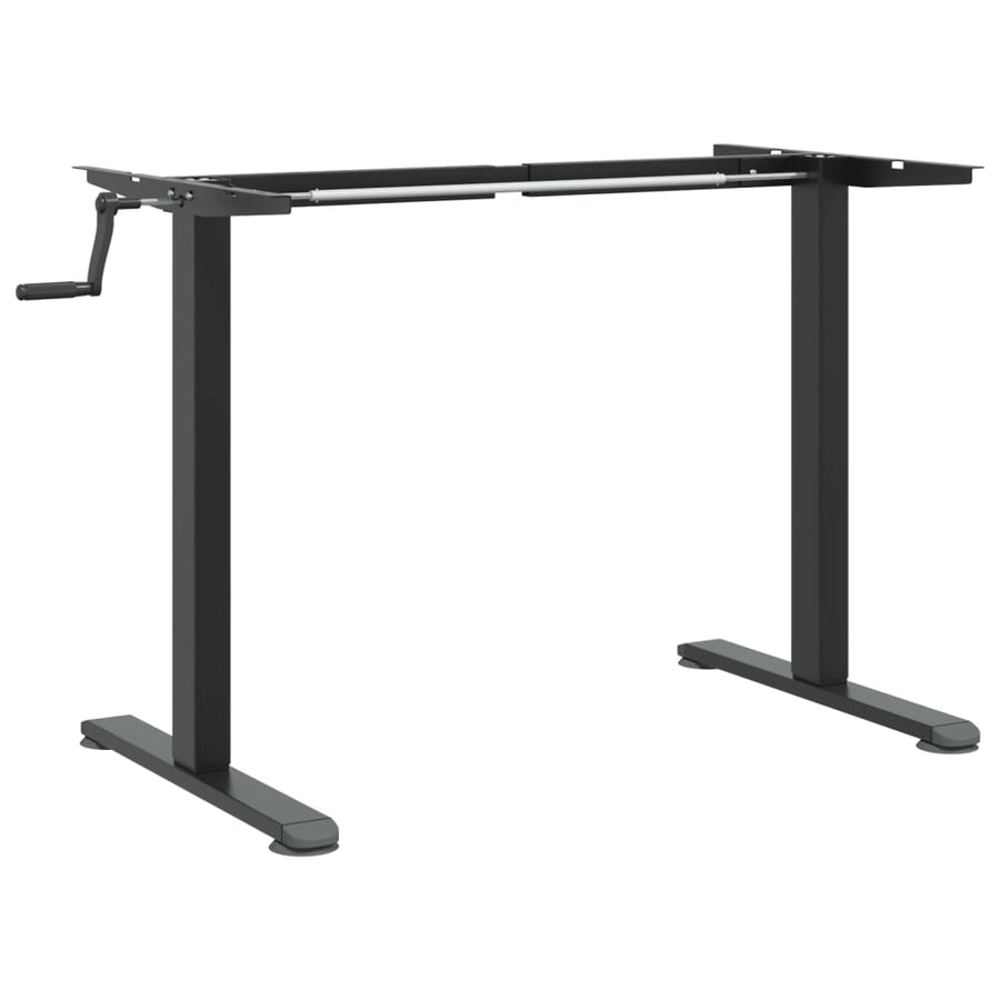 Zit-Sta Bureauframe (94-135)X60X(70-114) Cm Staal Zwart