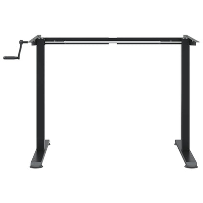 Zit-Sta Bureauframe (94-135)X60X(70-114) Cm Staal Zwart