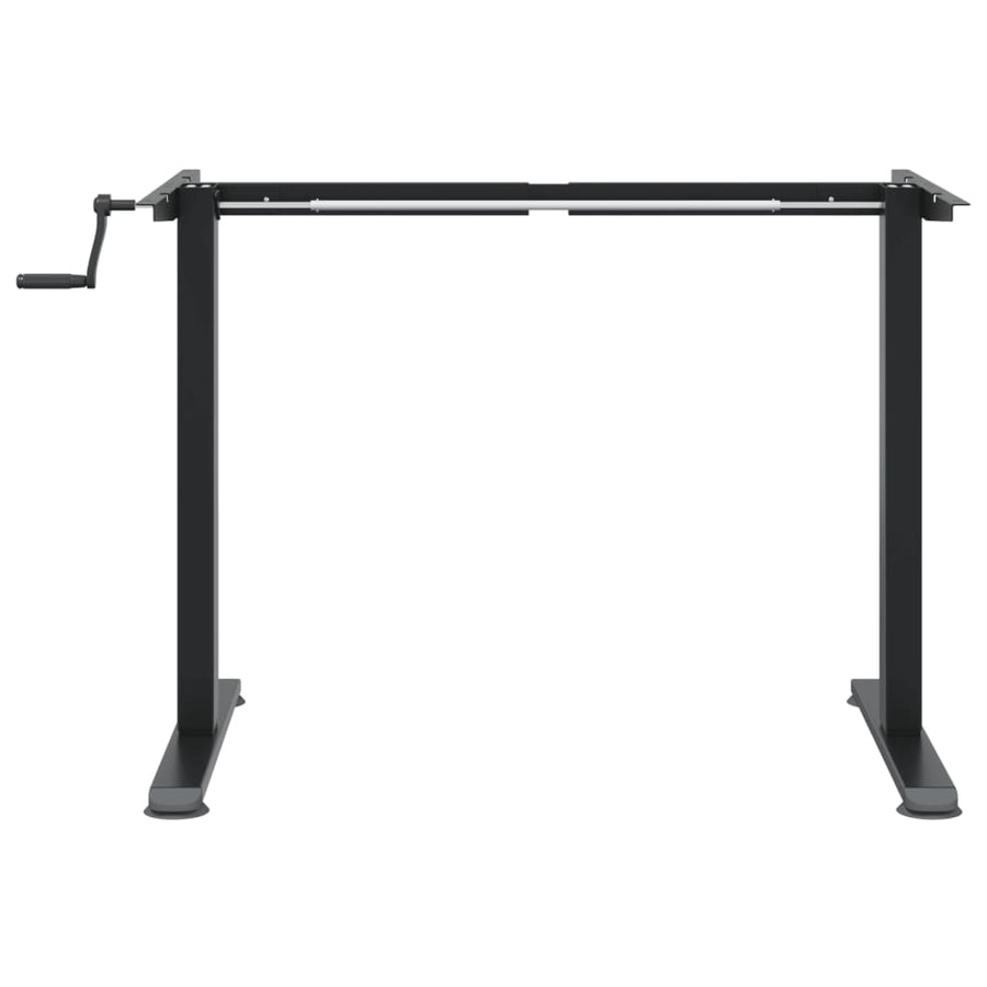 Zit-Sta Bureauframe (94-135)X60X(70-114) Cm Staal Zwart
