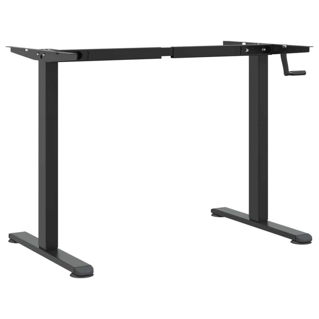 Zit-Sta Bureauframe (94-135)X60X(70-114) Cm Staal Zwart