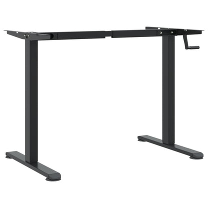 Zit-Sta Bureauframe (94-135)X60X(70-114) Cm Staal Zwart
