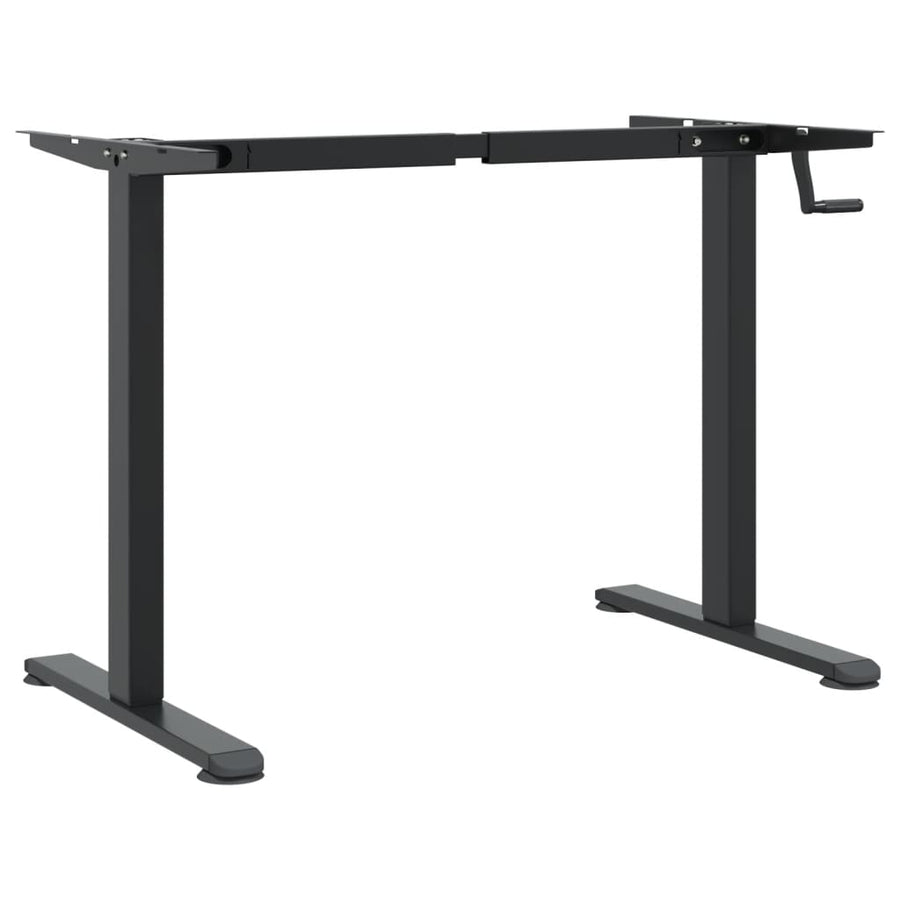 Zit-Sta Bureauframe (94-135)X60X(70-114) Cm Staal Zwart