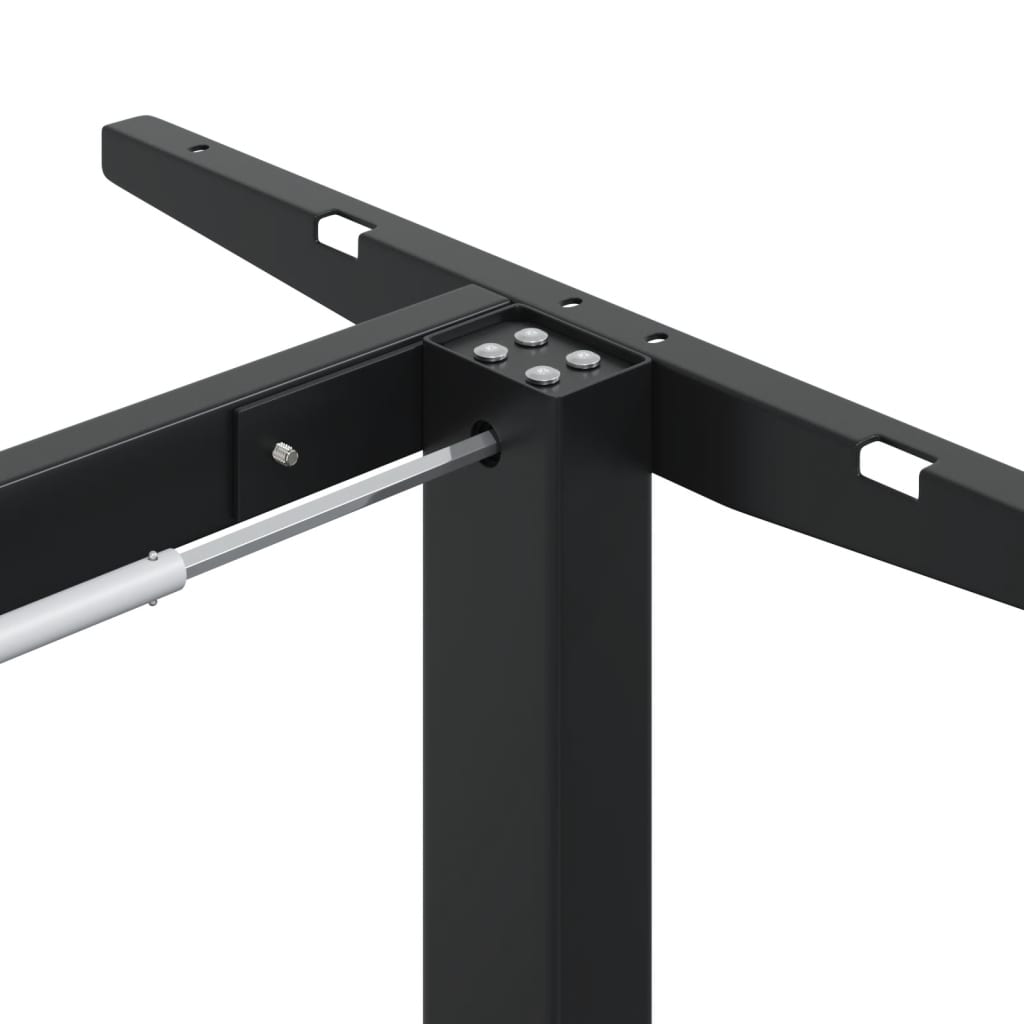 Zit-Sta Bureauframe (94-135)X60X(70-114) Cm Staal Zwart