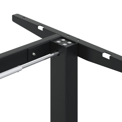 Zit-Sta Bureauframe (94-135)X60X(70-114) Cm Staal Zwart