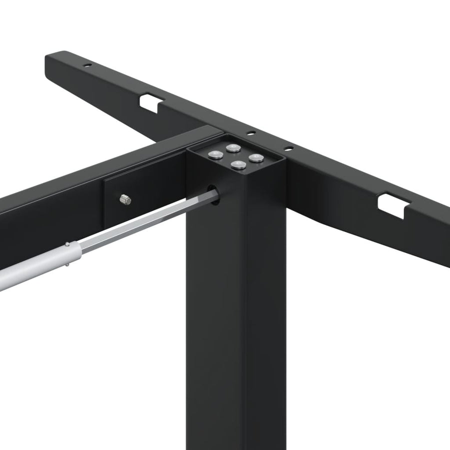 Zit-Sta Bureauframe (94-135)X60X(70-114) Cm Staal Zwart