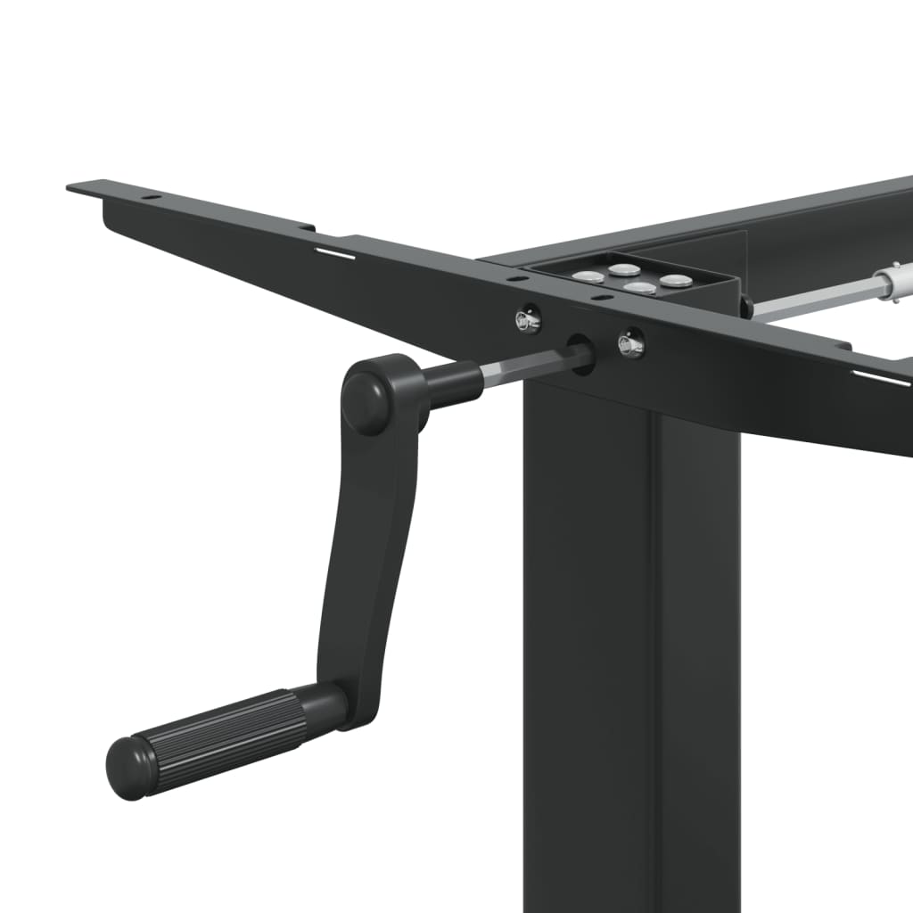 Zit-Sta Bureauframe (94-135)X60X(70-114) Cm Staal Zwart