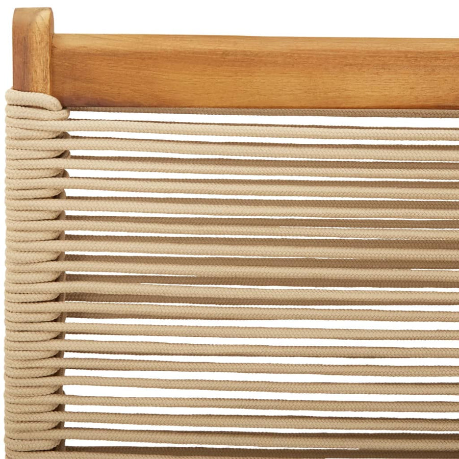 Tuinstoelen Massief Acaciahout En Polypropeen 2