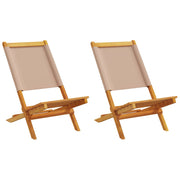 Tuinstoelen 2 st massief acaciahout taupe 41x72x68 cm