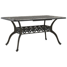 Tuintafel 150X90X72 Cm Gietaluminium Kleurig Brons