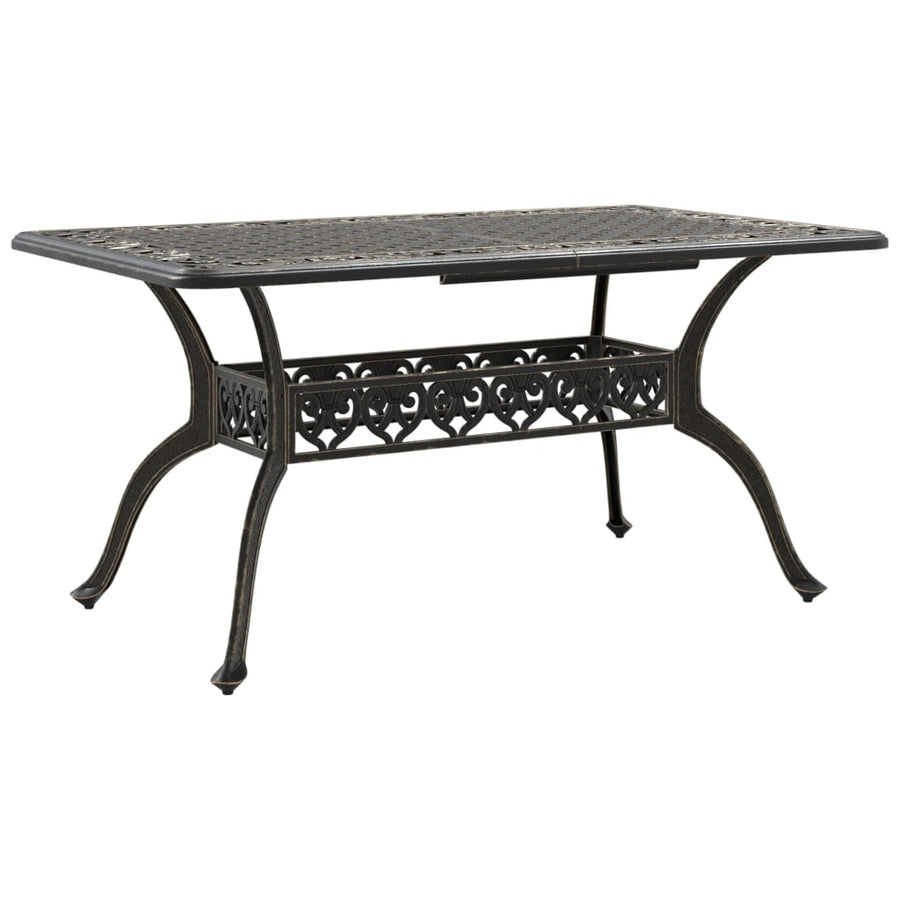 Tuintafel 150X90X72 Cm Gietaluminium Kleurig Brons