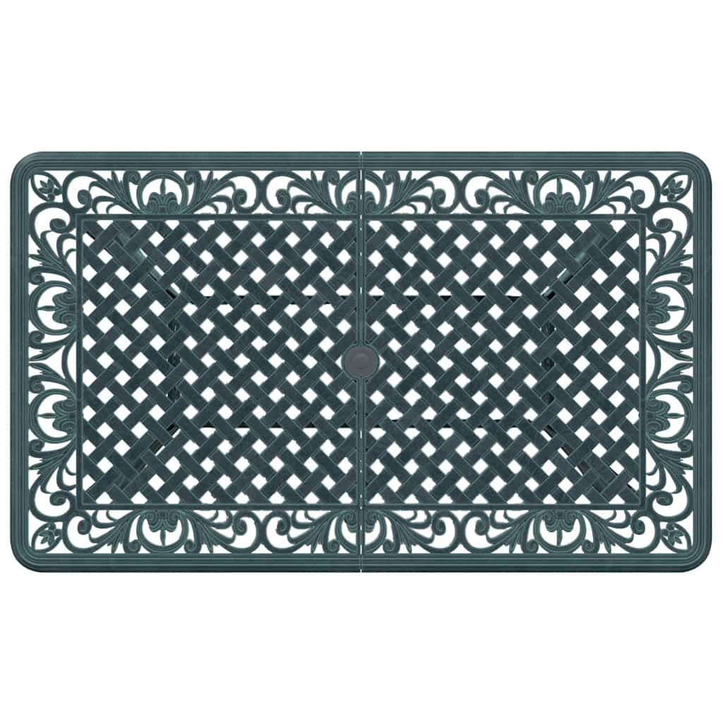 Tuintafel 150x90x72 cm gietaluminium groen