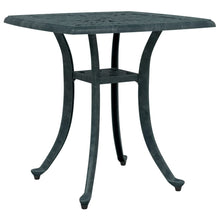 Tuintafel 53x53x53 cm gietaluminium groen