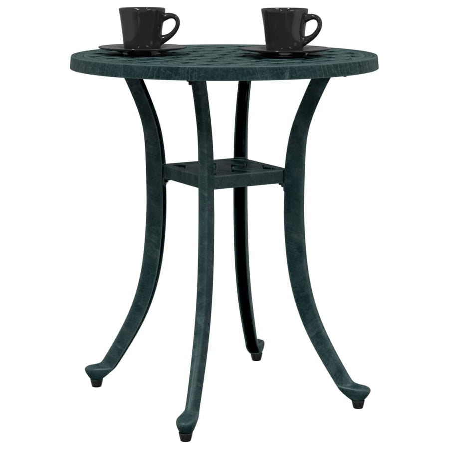 Tuintafel Ø 48X53 Cm Gietaluminium Groen