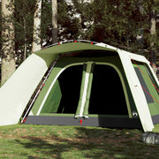 Family tent with awning 9-person quick release green
