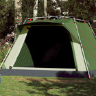 Kampeertent 4 personen groen 271x269x172 cm