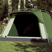 Camping tent 4-person quick release green