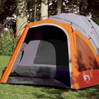 Dome tent 3-person quick release grey and orange