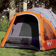 Koepeltent 3-persoons 308x236x158 cm grijs oranje