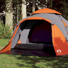 Dome Tent 3-Person Quick Release Grey and Orange