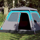 Koepeltent 6-persoons 310x285x200 cm blauw